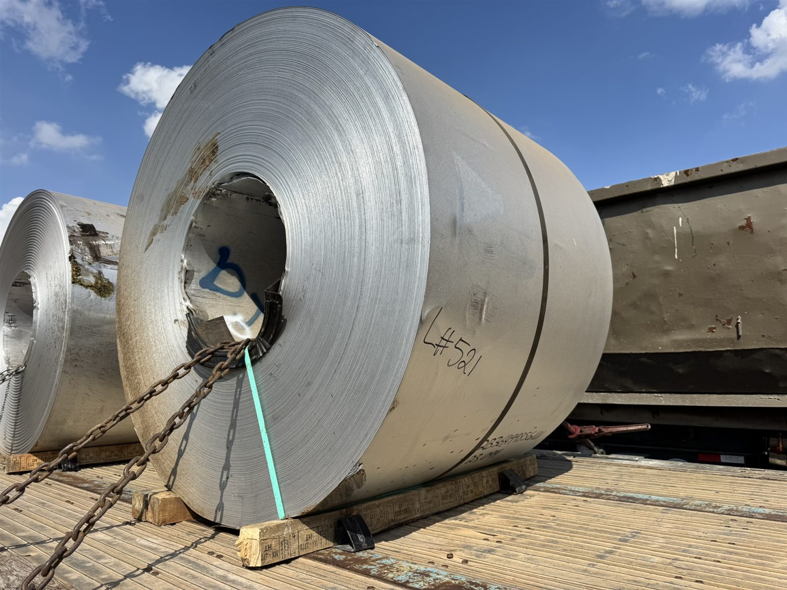 Steel coil — prime and secondary